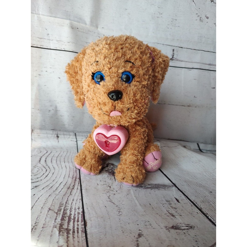 Cabbage Patch Kids Adoptimals Labradoodle Puppy Dog Plush barking locket works